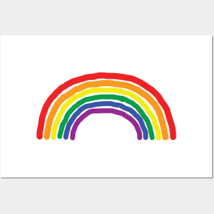 Rainbow Color like Pride Flag Posters and Art